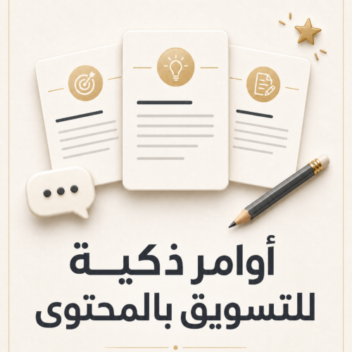 غلاف أوامر ذكية للتسويق بالمحتوى - ايلا ديجتال