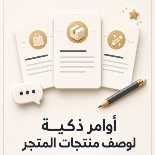 غلاف أوامر ذكية لوصف منتجات المتجر - ايلا ديجتال