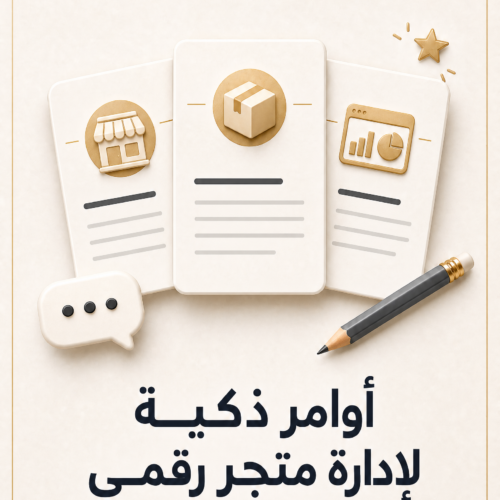 غلاف أوامر ذكية لإدارة متجر رقمي - ايلا ديجتال
