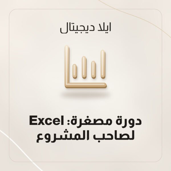دورة مصغرة: Excel لصاحب المشروع