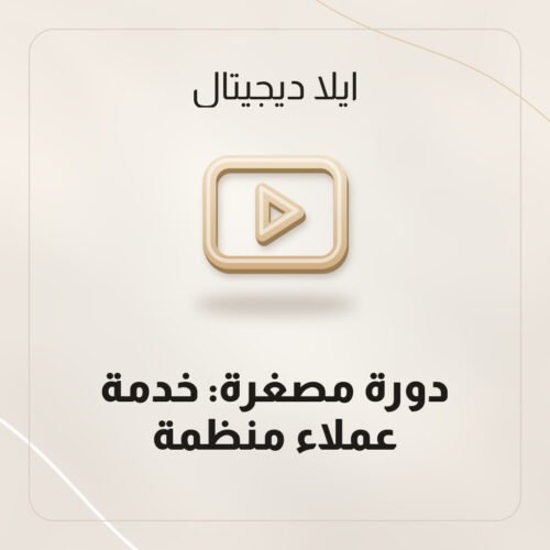 دورة مصغرة: خدمة عملاء منظمة